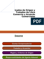 Certificados de Origen y Tratados de Libre Comercio y Acuerdo Comerciales