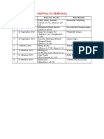 Jadwal Pa Permata Fiks