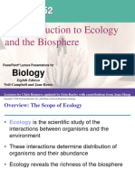 Chapter 52 An Introduction To Ecology and The Biosphere