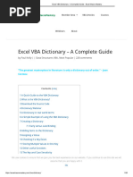 Excel VBA Dictionary - A Complete Guide - Excel Macro Mastery