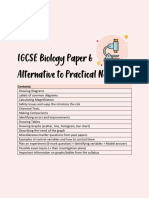 IGCSE Biology Paper 6 Practical Notes - Cattaystudies - 220825 - 183805