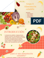 Power Point Sobre Alimentación Saludable para 6to Grado