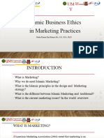 Islamic Business Ethics in Marketing
