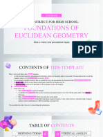 Math Subject For High School 10th Grade Foundations of Euclidean Geometry
