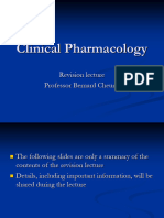 Revision Session No. 10 - Clinical Pharmacology by Prof BMY Cheung (MED)