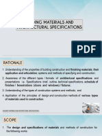 CBRC Div 1-8 DBM For Building Materials and Architectural Specifications