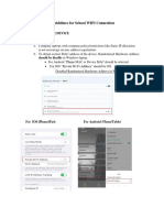 Wifi Guidelines