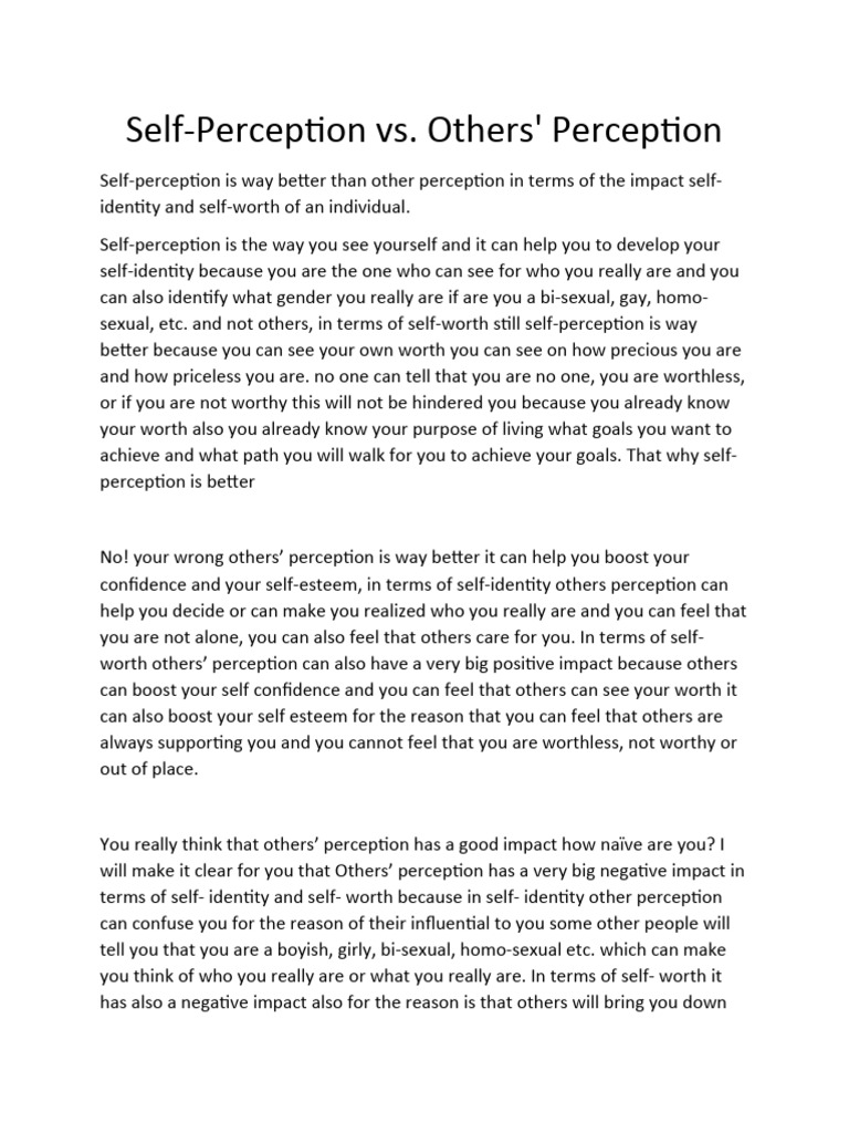 Redefining You The Impact Of Varied Opinions On Self Perception - pw6f3eq