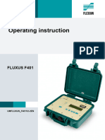 SA4100 Flow Sensor Operating Manual | PDF | Technology & Engineering