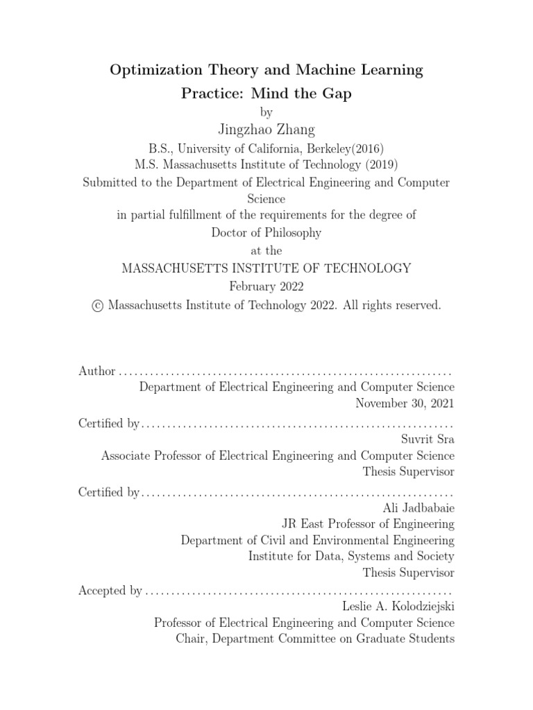 Optimization Theory in Machine Learning | PDF | Mathematical ...