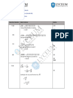 Grade 9 Edexcel Further Pure Mathematics MS