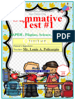 Summative Test 1 3rd QTR