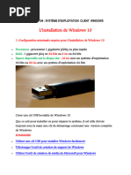 Guide d'installation de Windows 10 | PDF | Windows 10 | Microsoft Windows