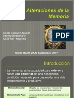 Alteraciones de La Memoria