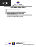 1.4 - F-020 Action Research Proposal Application Template