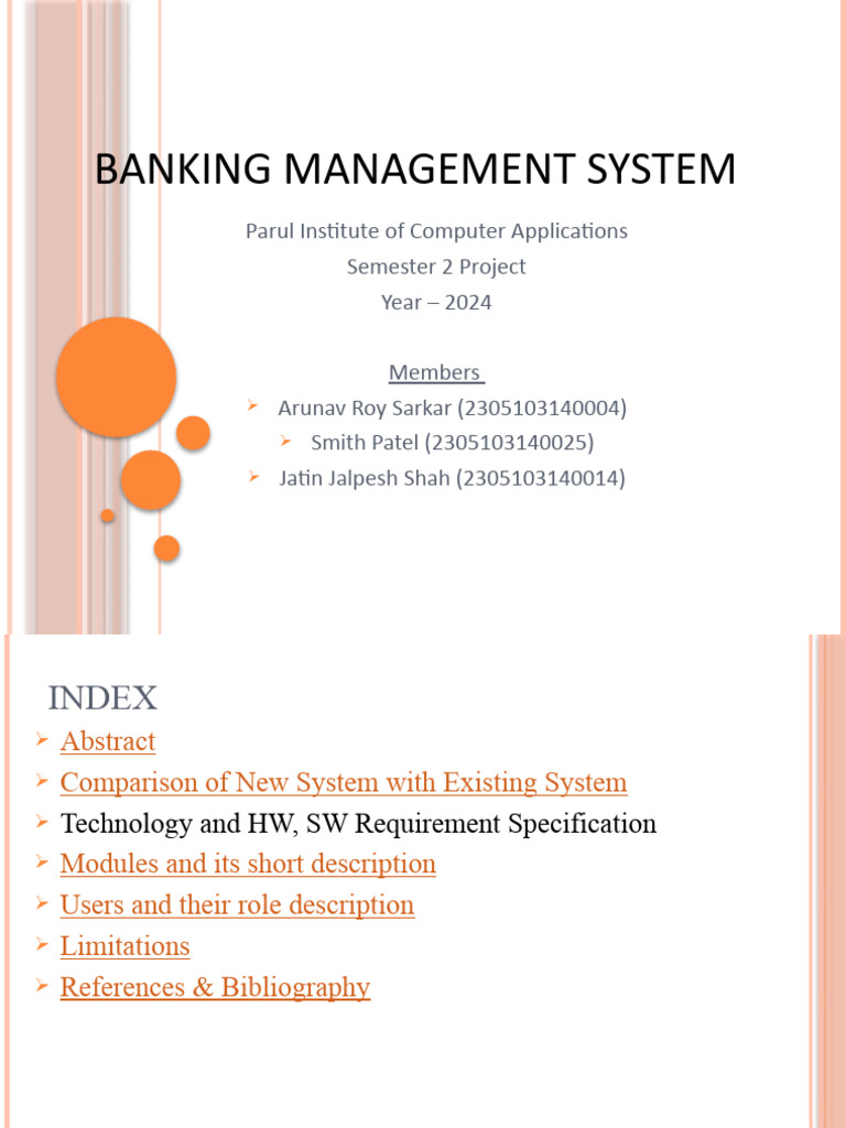 Banking Management System | PDF