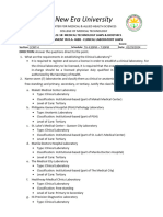 Assignment in RA 4688 Clinical Laboratory Laws