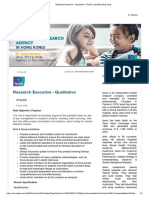 Research Executive - Qualitative - IPSOS - JobsDB Hong Kong