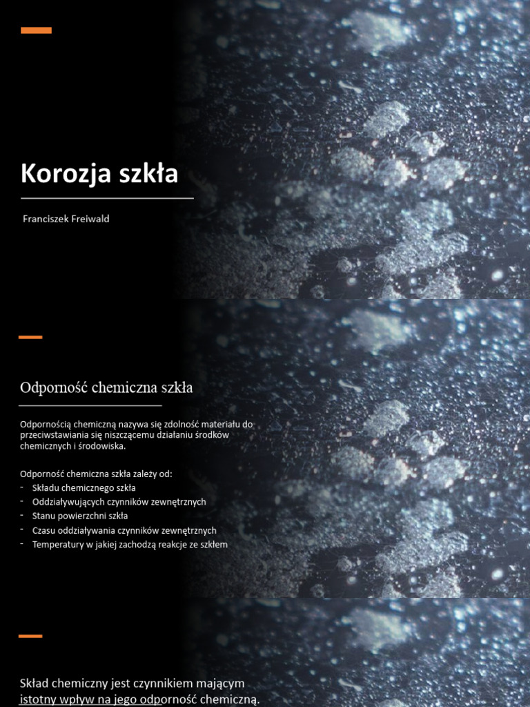 Korozja Szkła | PDF