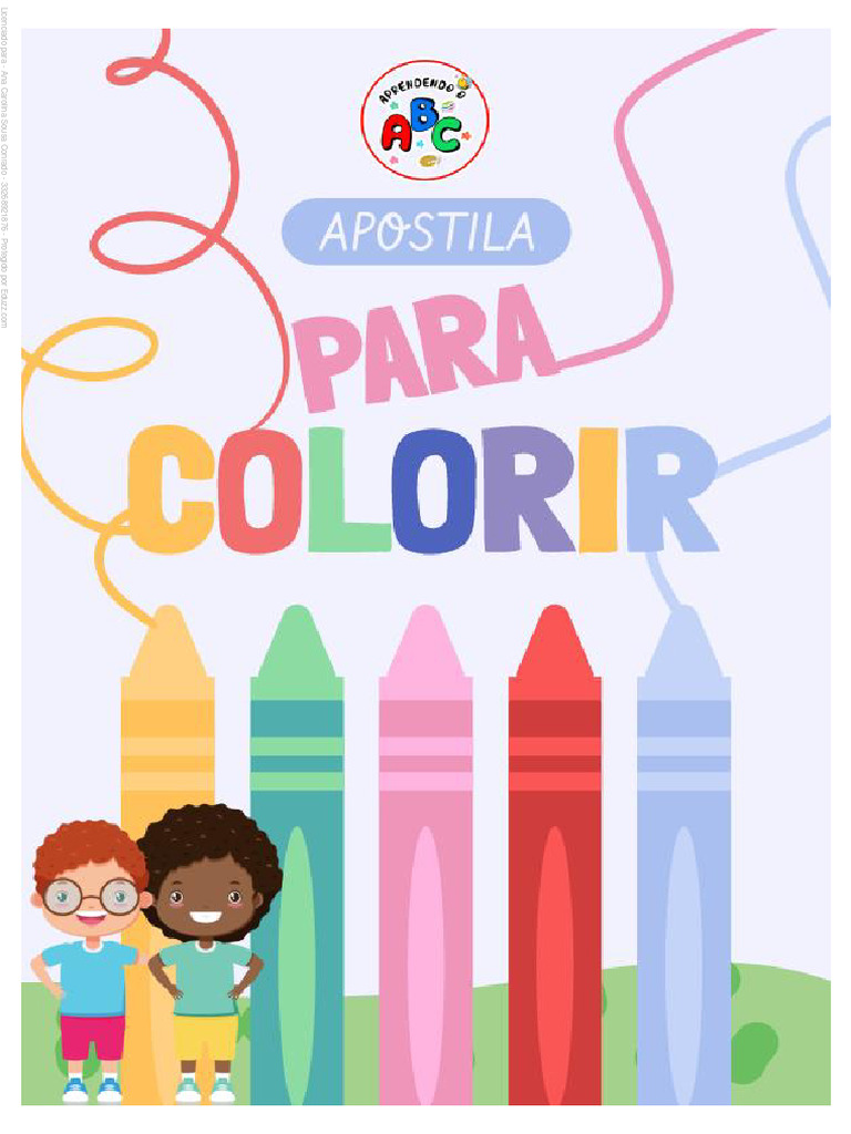 Apostila de Desenhos para Colorir PDF | PDF