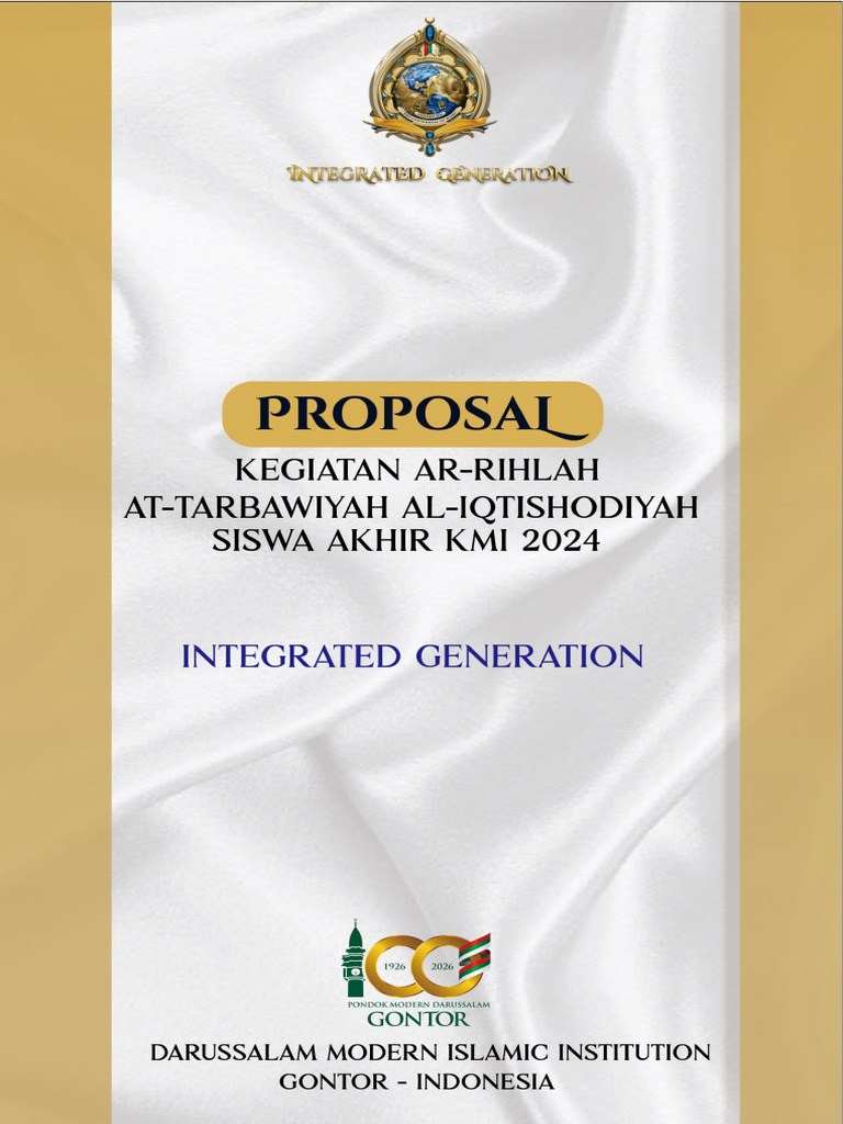 Proposal Kegiatan Ar-Rihlah Gontor 2024 | PDF