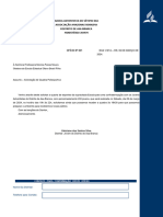 Oficio de Solicitação Da Quadra Olavo Brasil - DISTRITAL JOVEM