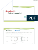 Cours Calcul Matriciel