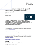Code of Quality Management Guide To Best