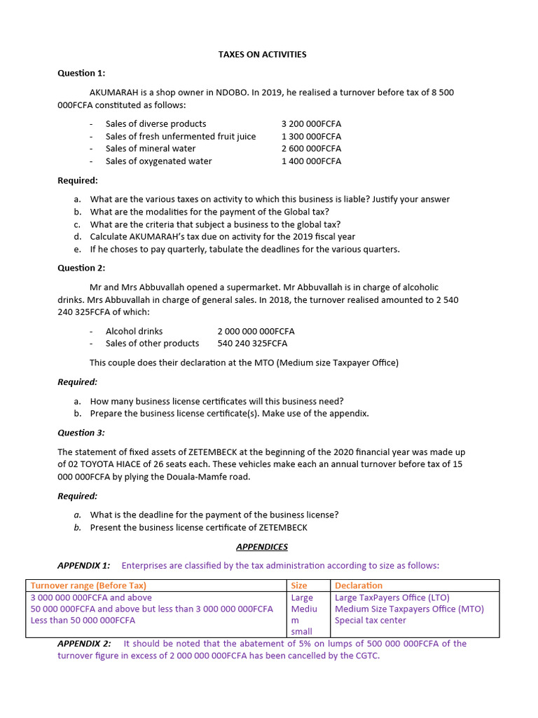 Business Taxation Guide | PDF | Taxes | Fiscal Year