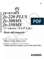 Manual de Usuario Casio FX-350MS (Español - 53 Páginas)