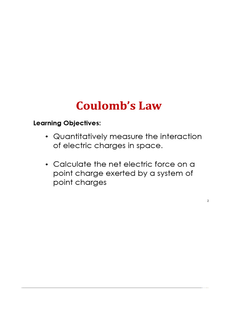 Coulomb's Law - Coulomb's Law | PDF | Euclidean Vector | Force