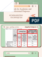 EAPP Q1 L3 Summarizing Techniques