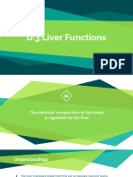 Option D - Unit 3 - Liver Functions