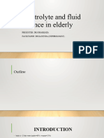Electrolyte and Fluid Balance in Elderly