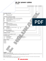 T10 Designation Code Power Cables