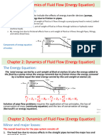 Chapter 2: Dynamics of Fluid Flow (Energy Equation)