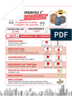 Vedafrance - Certification CSTB - Cordon Coupe-Feu