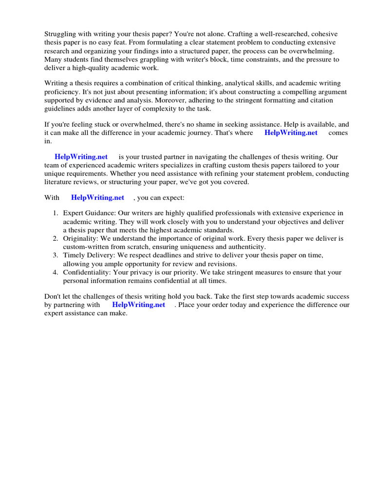 Example statement problem thesis paper pdf