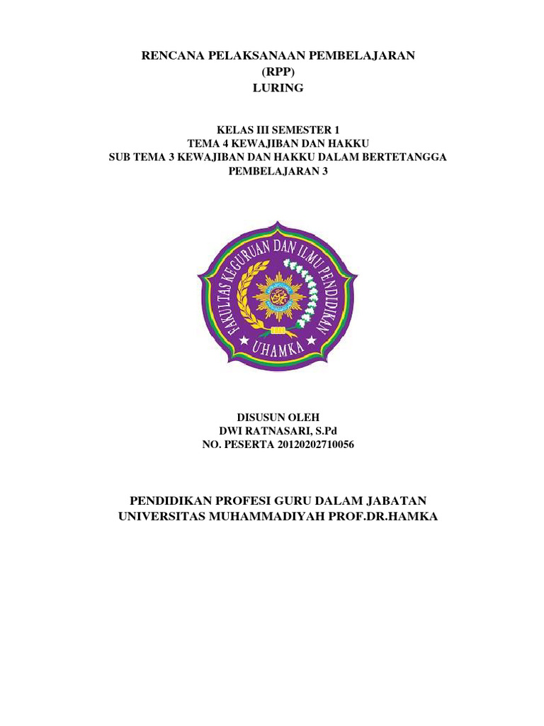 Rppku Ukin Dwi Ratnasari Fix | PDF