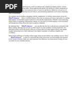 Objectives of The Study Thesis Example | PDF | Methodology | Thesis