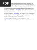 Objectives of The Study Thesis Example | PDF | Methodology | Thesis