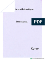 Analyse Mathématiques KORRY