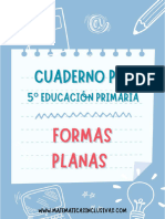 Cuaderno Formas Planas - 5 Curso Educacion Primaria