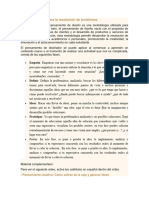 Design Thinking para La Resolución de Problemas