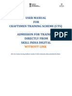 User Manual - ITI Trainee Aadhaar Flow - Without Link - Career Setup