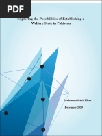 Exploring The Possibilties of Establishing Welfare State in Pakistan 2019