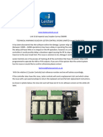 3 Sept 2018 Lester Controls Almega 3 Power Relay Card