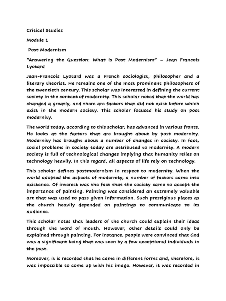 CS Mod 1 PM | PDF | Social Science