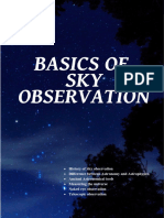Basics of Sky Observation