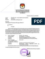 Surat Dispensasi KPPS Kelurahan Gegunung PT - Gracia